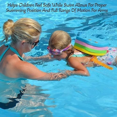 TOYSHARING SWIM FLOAT KIDS BELT BACK: POOL BUBBLE WATER TRAINER 3-12 YR OLD