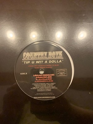Country Boyz - Tip U Wit A Dolla Vinyl Single Mastermind Records Hip-Hop