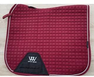 Woof Wear Burgundy Size Full Dressage Saddle Pad Excellent Condition Used Once