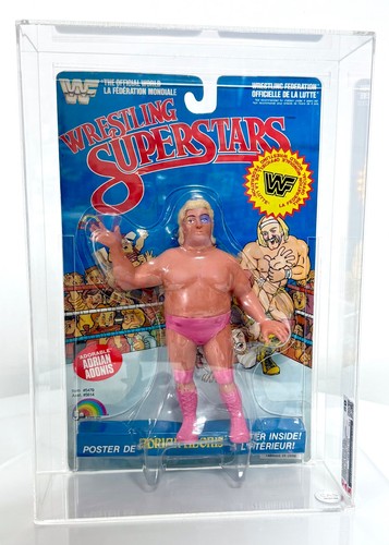 AFA 80 NM  WWF Superstars - ADRIAN ADONIS - LJN - ...