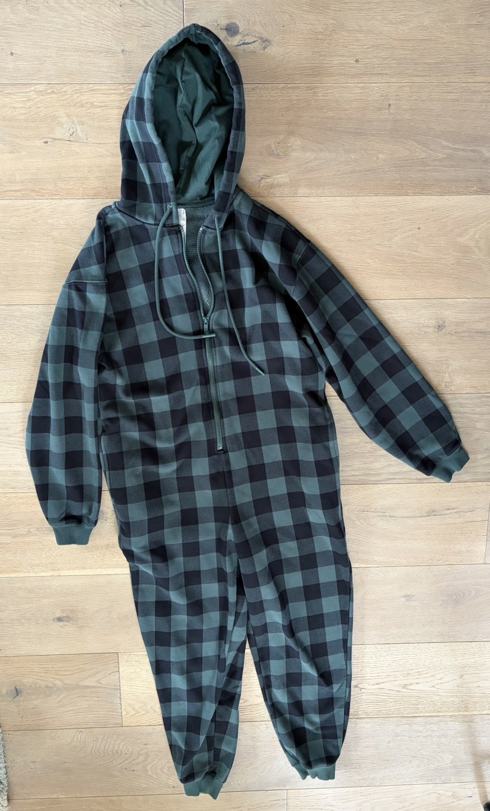 Fabletics hooded Everpine Buffalo Check cozy flee… - image 1
