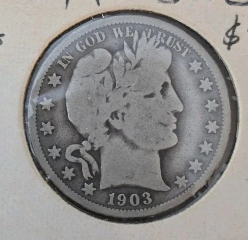 1903-O Barber 50c Half Dollar