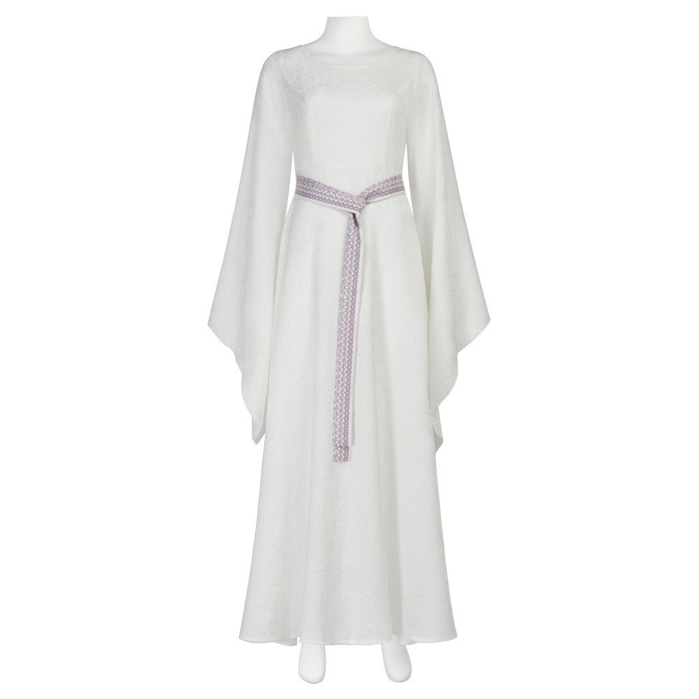 The Lord of the Rings Elf Queen Galadriel Cosplay White Dress Costume | eBay