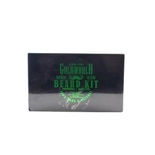 Gold World Beard Grooming Kit 7-Piece Professional Beard Care Set New Sealed