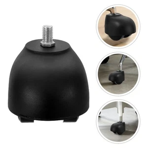 5pcs Office Chair Caster Wheels, Smooth Quiet Rolling Casters, M8 0.39" Screw