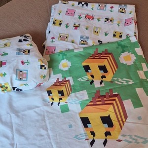 Minecraft "Beautiful Day" Kids Twin Sheet Set Sunnyside Up
