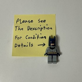 Lego Dark Blue Batman: The Video Game 2007 (7786) ~ Replaced Cape ~ Damaged Head