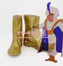 Anime Aladdin cosplay shoes Boots Custom Made