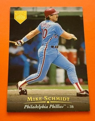 1995 Upper Deck Mike Schmidt Electric Diamond Gold Parallel Series 2 Much Harder