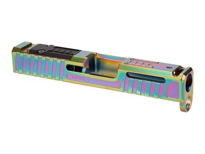 NDZ Glock G43X G43 Ported Slide RMSC Stainless Steel Spectrum PVD