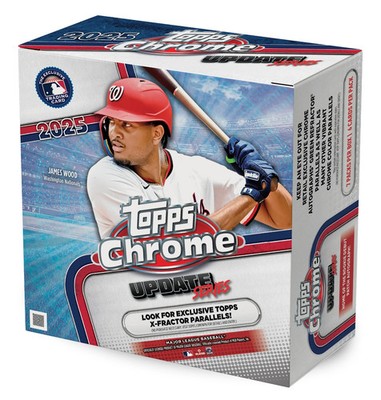 2025 TOPPS CHROME UPDATE SERIES MEGA BOX (42 cards) MLB Baseball Brand New
