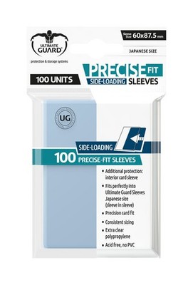 Ultimate Guard Precise-Fit Sleeves Side-Loading Japanische Größe Transparent (10