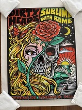 Dirty Heads Sublime Rome Pittsburgh, PA Concert Foil Poster Jimbo Phillips Art