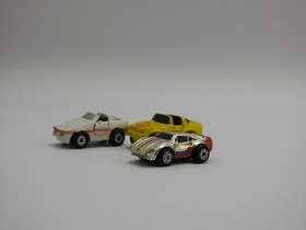 Vintage Micro Machines Galoob Sports Cars Lot Corvette Camaro Porsche 3 Die Cas