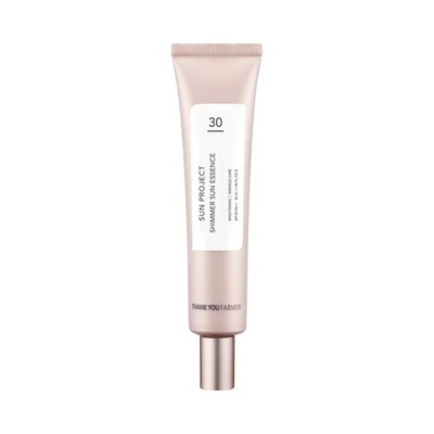 THANK YOU FARMER Sun Project Shimmer Sun Essence 40ml SPF30 Koreanische Hautpflege