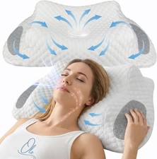 Almohadas Ortopedicas Para Cervical Alivio Dolor Cuello Foam Memory Dormir Bien
