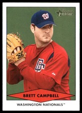Brett Campbell 2007 Bowman Heritage #BHP3 Nationals MLB READ FREE SHIPPING
