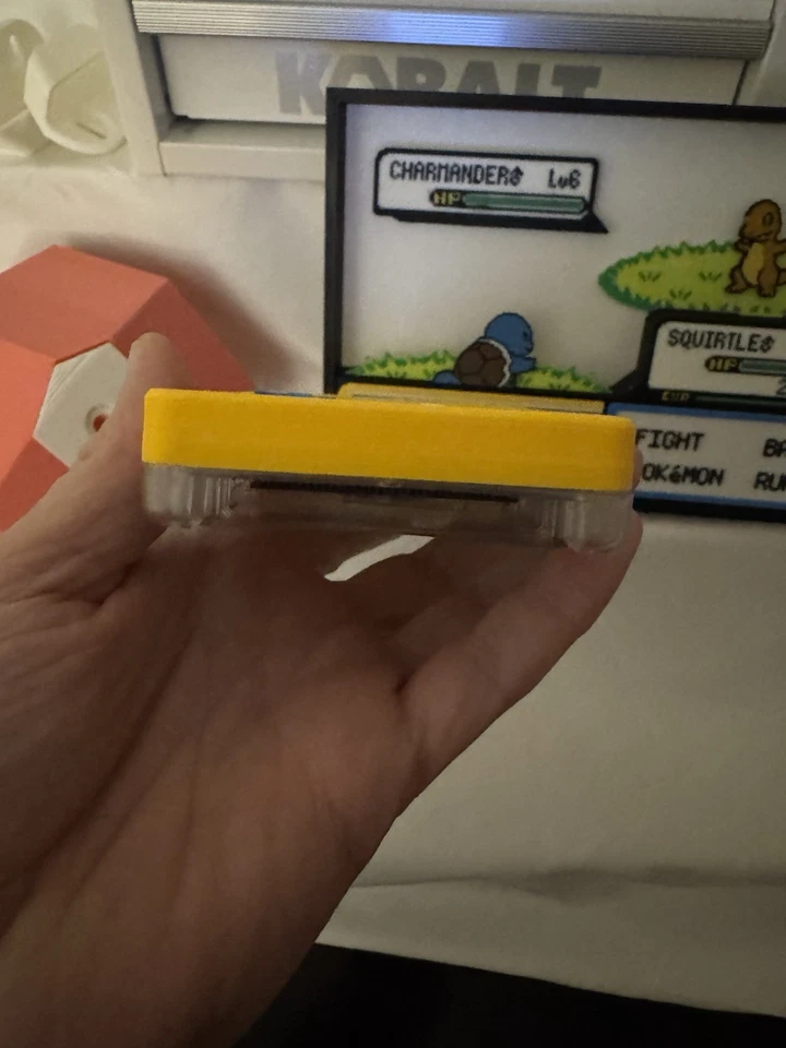 Custom Pokemon Yellow Pikachu Nintendo GameBoy Advance SP 101 3D Print Unhinged - Image 4 of 4