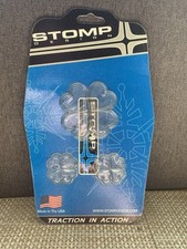 STOMP DESIGN  SNOWBOARD TRACTION PAD Clear Four Leaf Clovers USA Made  NEW 