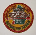 OA Lodge 373 Carcajou Round Boy Scout Patch CC3