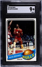1979-80 Topps Artis Gilmore #25 Chicago Bulls SGC 9.0 MT