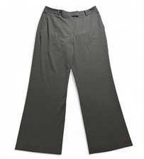 Brooks Brothers Women's Black Stretch Wide Leg Trouser Dress Pants Size 12P