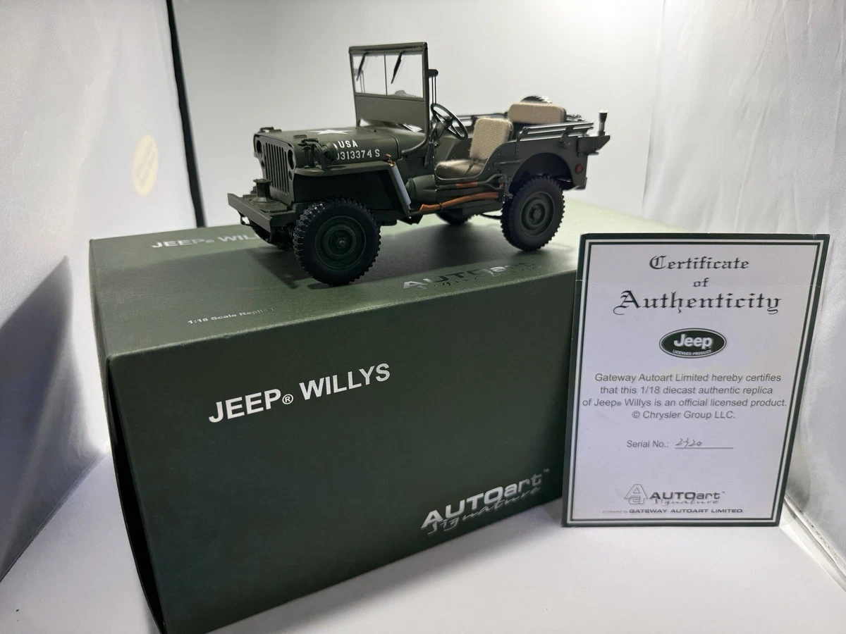 AUTOart Jeep 1:18 Scale Diecast & Toy Vehicles for sale | eBay
