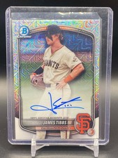 2025 Bowman - Chrome Prospect Mega Box Autographs James Tibbs III #BMA-JT