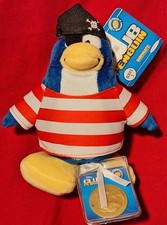 NWT Disney Club Penguin Jakks Pacific Series 2 Shipmate Plush SEALED Coin 2008