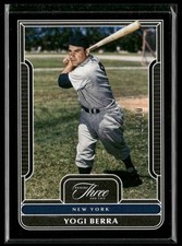 2023 Panini Three and Two #8 Yogi Berra Black #/10