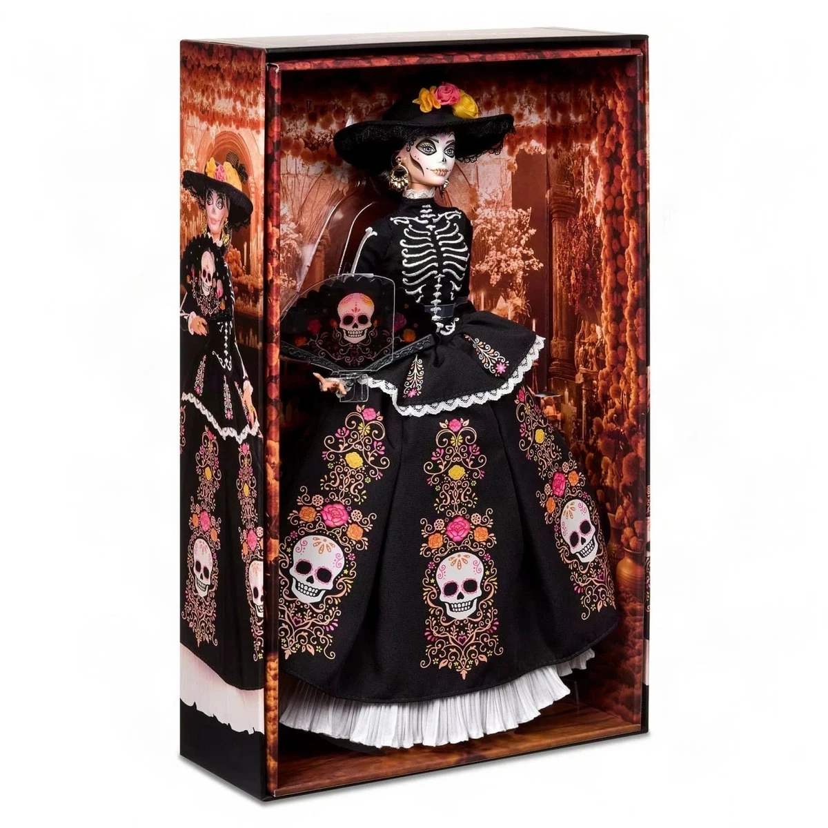 Muñeca Barbie Signature Día de Muertos Calavera Catrina - Lista para enviar