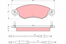 Bremsbelagsatz Vorne für Citroen C5 I DC II RC 01-08