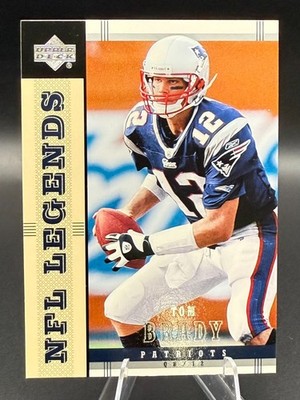 Tom Brady 2004 Upper Deck NFL Legends Football #51 New England Patriots - 1891