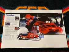 97 YAMAHA 800 VMAX-4 Snowmobile Poster vintage sled POINT SHOOT V-MAX