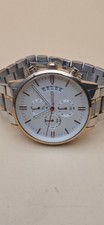 Watch Men's, KASHIDUN CHRONOGRAPH,SAPPHIRE CRYSTAL, TWO TONE,NEW BATTERY