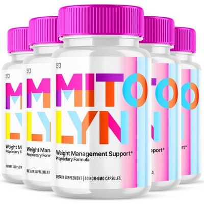 (1-5 Pack) Mitolyn Advanced Weight Loss Support Mito Lyn Maximum Strength 300ct