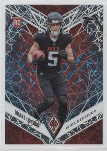 2022 Panini Phoenix Rookies Fire & Ice Lazer /50 Drake London #107 Rookie RC