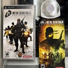 METAL GEAR SOLID Portable Ops PSP Complete Tested Sony PlayStation Portable