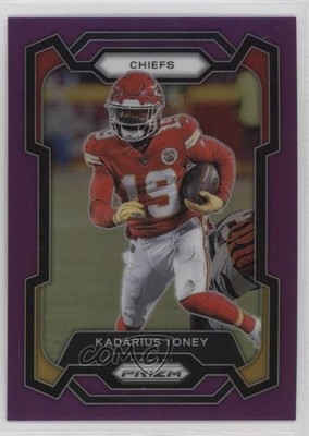 2023 Panini Prizm Purple Prizm 14/125 Kadarius Toney #145 15ej
