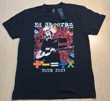 Ed Sheeran 2023 Mathematics World Tour T-Shirt Large NEW Concert
