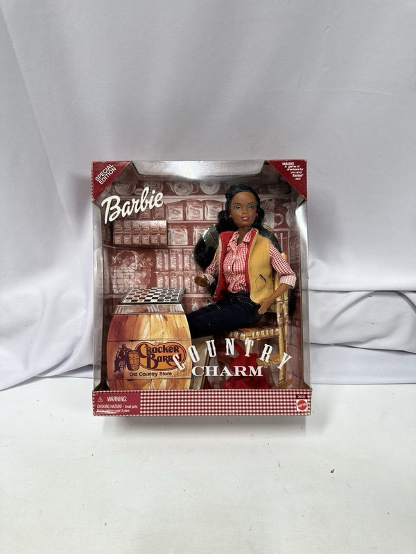Special Edition Cracker Barrel "Country Charm" African American Barbie in Box