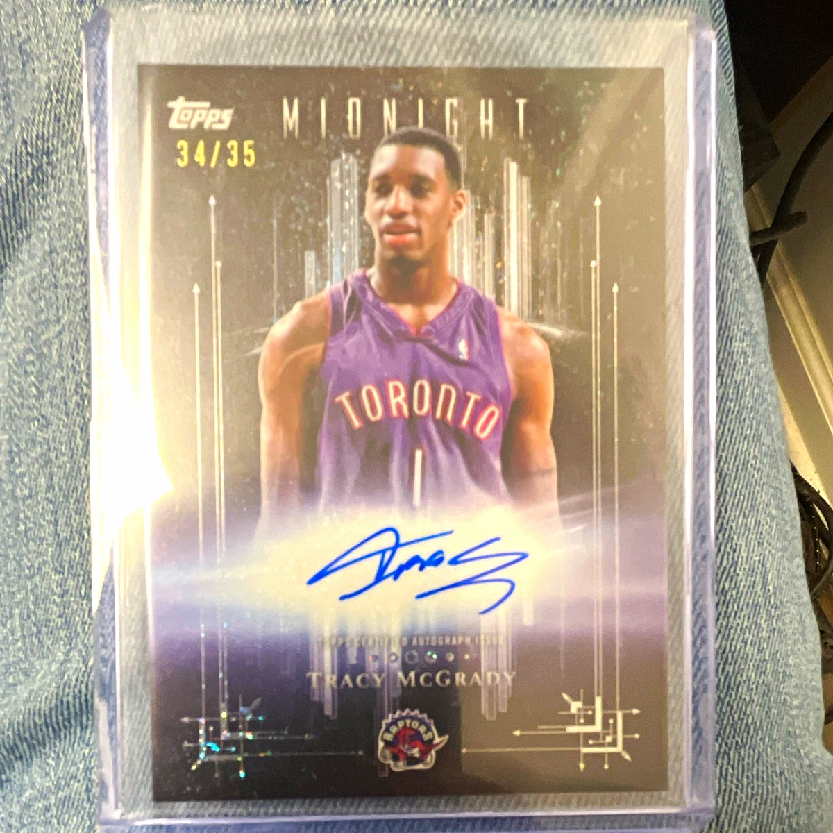 Tracy McGrady Autographed Basketball NBA Trading Cards