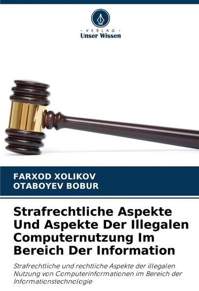 Farxod Xolikov (U. A.) | Strafrechtliche Aspekte Und Aspekte Der Illegalen...-image