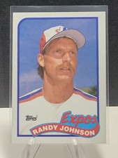 1989 Topps - Randy Johnson (RC) #647 Montreal Expos (RAW) Hall of Famer