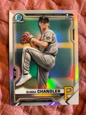 2021 Bowman Draft Baseball Chrome refractor Bubba Chandler Pittsburgh Pirates