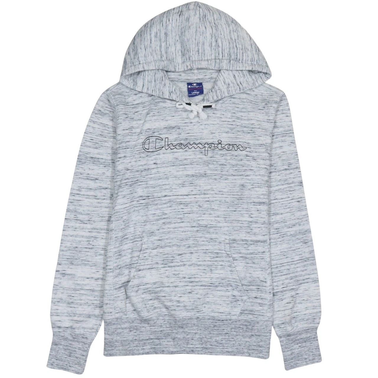 Champion Women’s Grey Pullover Hoodie Large Cotton Blend