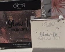 NEW Ciate Bundle Set Of 2 GLOW TO HIGHLIGHTER Moon Dust Palette Full & Travel