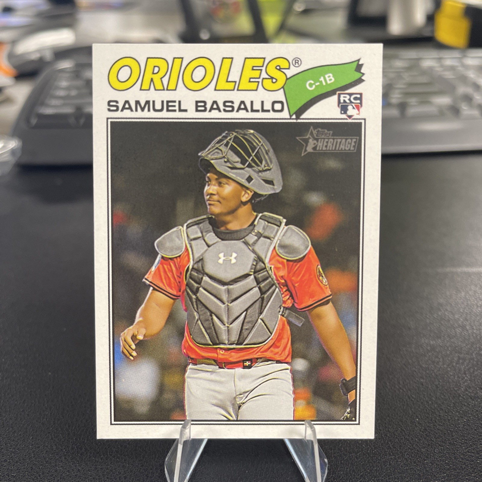 2026 Topps Heritage - Samuel Basallo RC #175 Baltimore Orioles