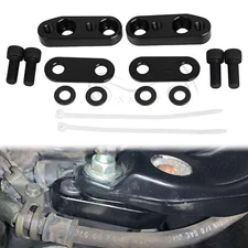 Motorcycle Black Handlebar Clamp Risers Adapter For Honda Goldwing GL1800 01-17 