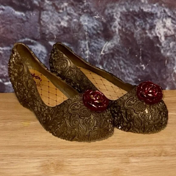 open lace back dress Amazon.com | ACI Toddler Girl's Disney Princess Belle Gold Glitter Dress  Shoe - Sparkling Mary Jane Heel with Rosette Detailing, Size 6